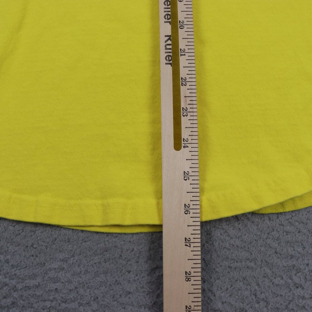 Disney World Spirit Jersey Womens XS Yellow Glitter Logo Spell Out Mickey Mouse - Picture 5 of 11